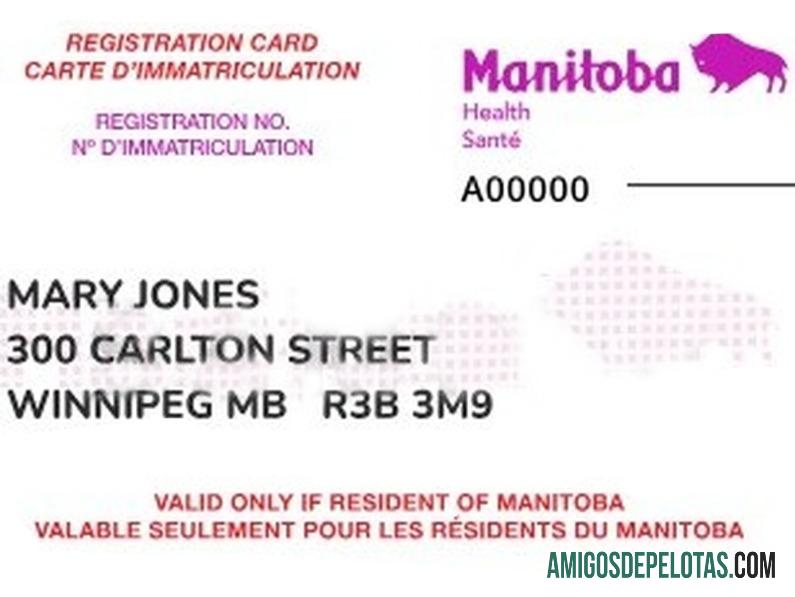 Cartão de seguro saúde de Manitoba baixar para verificação